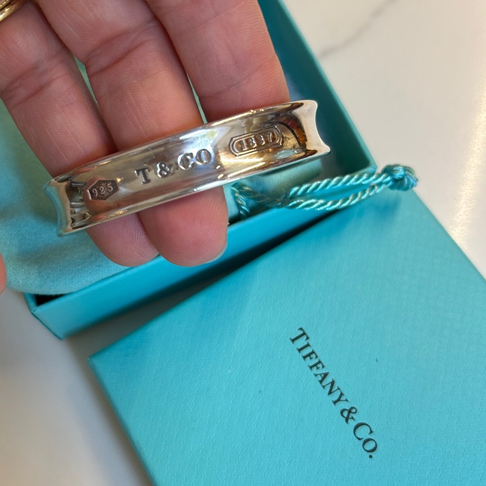 Tiffany & Co. 1837 Silver cuff bracelet